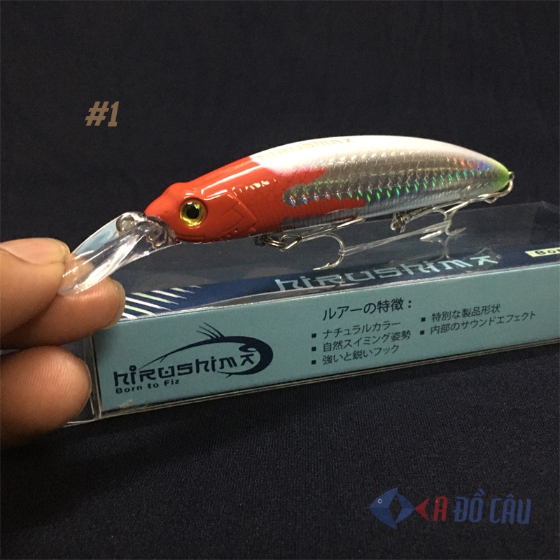 Mồi câu gành biển Minnow Hirushima Ronin 110