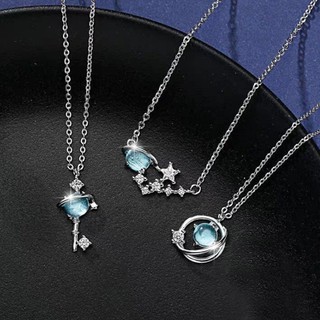 Vòng cổ mặt ngôi sao và chìa khóa phong cách Hàn Quốc dành cho nữ