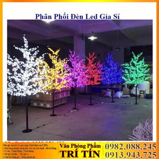CÂY HOA MAI, HOA ĐÀO ĐÈN LED 1M2 CAO CẤP [SẢN PHẨM MỚI TẾT 2021] BẢO HÀNH 1 THÁNG