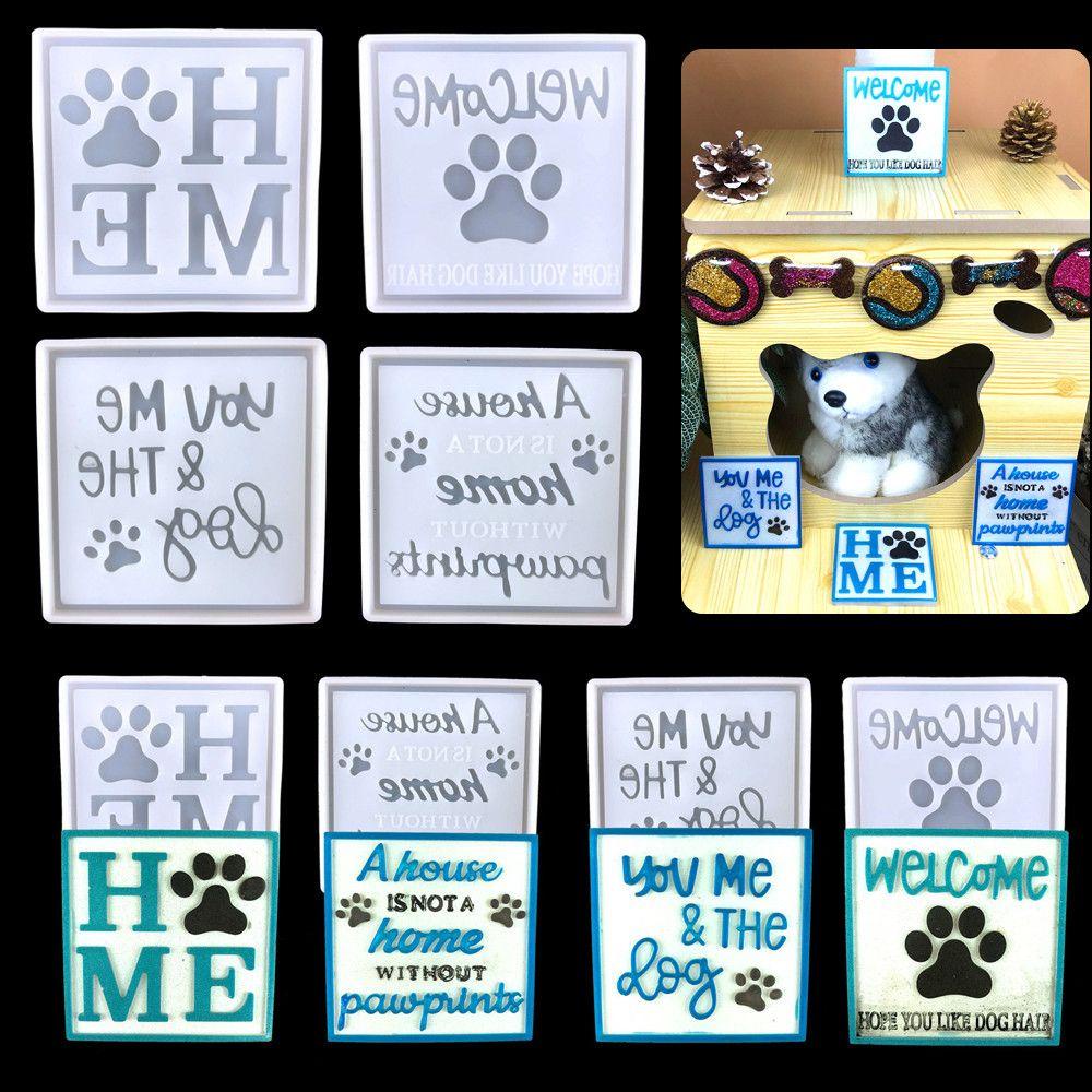 Khuôn Làm Trang Sức Thủ Công Hình Vuông Bằng Nhựa Resin