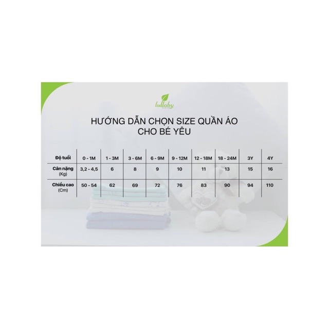 Lullaby cộc tay bé trai