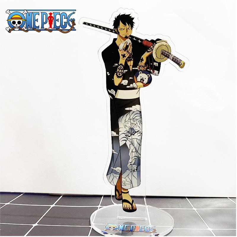 Standee One piece ver Wano quốc LAW Mô hình mica acrylic trưng bày quà tặng trang trí anime chibi