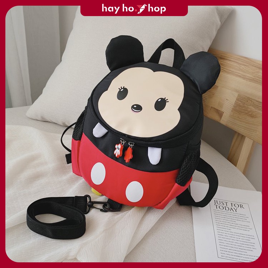 Balo mini cho bé mẫu giáo từ 3 tuổi đến 6 tuổi hình chuột nhỏ nhắn dễ thương phong cách thời trang Hàn Quốc 2023