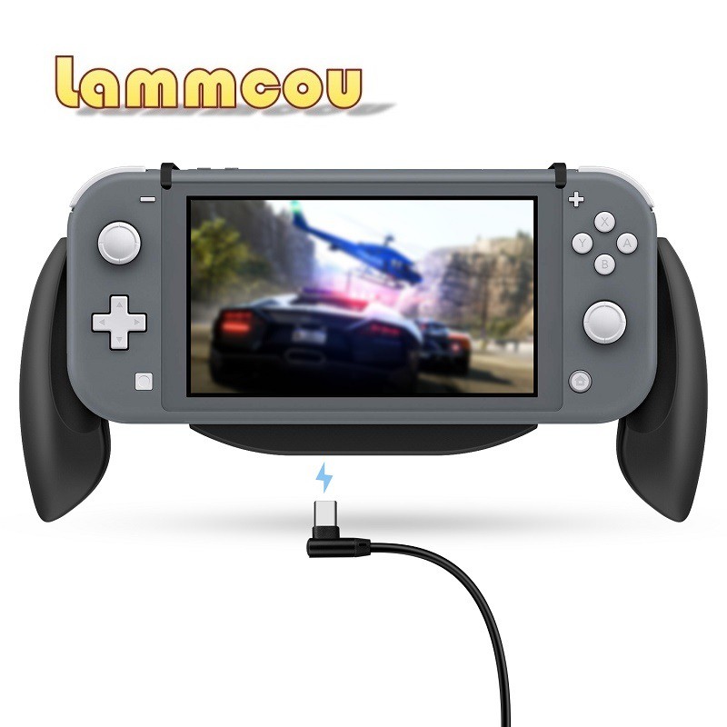 Lammcou Tay Cầm Chơi Game Nintendo Switch Lite 10 Khe Cắm Thẻ Nhớ