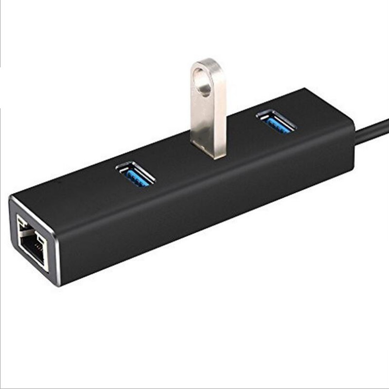 Bộ Chia 3 Cổng Usb 3.0 Hub Hub Usb Sang Rj45 | BigBuy360 - bigbuy360.vn