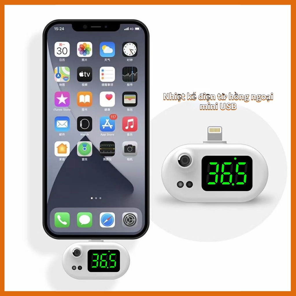 Nhiệt Kế Hồng Ngoại Đo Nhiệt Độ Ngoài Trời Mini USB Loại Dành Cho Điện Thoại Di Động,Nhiệt kế hồng ngoại điện tử Máy đo nhiệt,NHIỆT KẾ ĐIỆN TỬ đa chức năng,Nhiệt Kế Kỹ Thuật Số Mini Usb,Nhiệt kế hồng ngoại điện tử đo thân không tiếp xúc