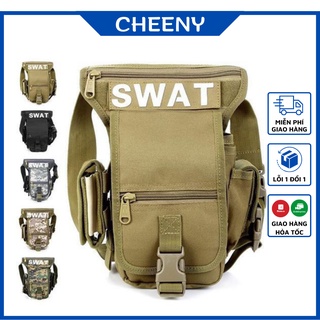Túi đeo chéo đeo hông, túi đeo đùi swat cao cấp đi phượt