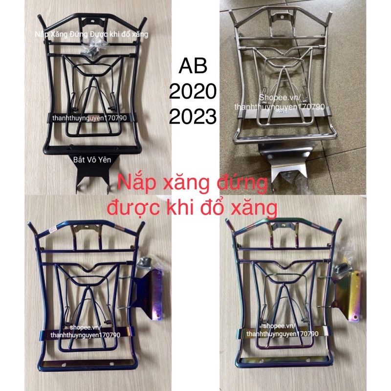 Baga AB 160-125-150 AirBlade 2020-2023 Sơn Đen/Inox