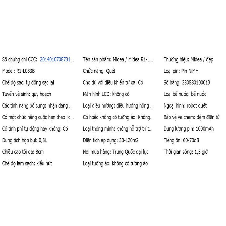 re0483 Robot hút bụi lau nhà Midea có điều khiển - Robot hút bụi Midea R1 - Máy lau nhà - Máy hút bụi