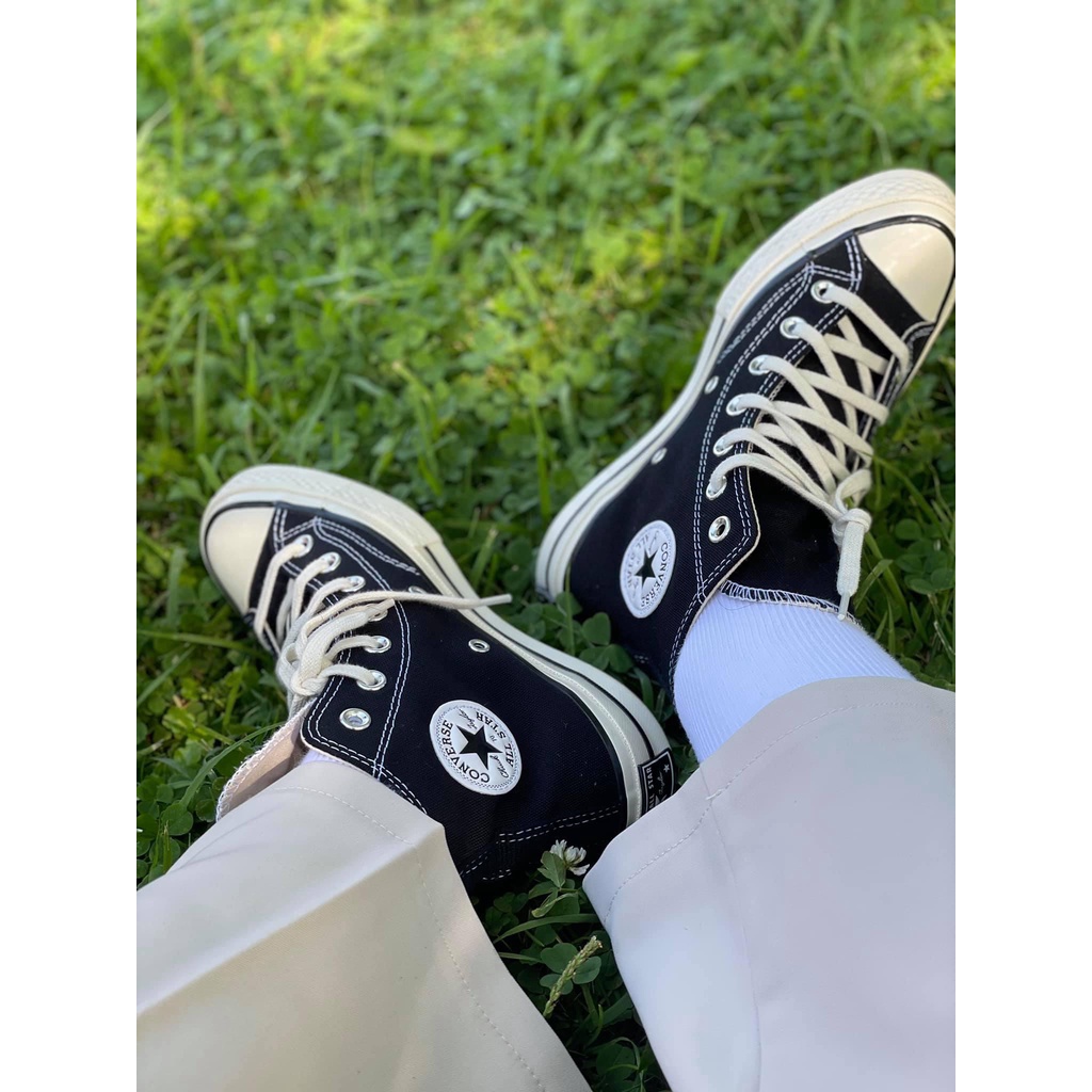 Onion.A - Giày Converse 1970s chính hãng màu đen cao cổ - 162050C