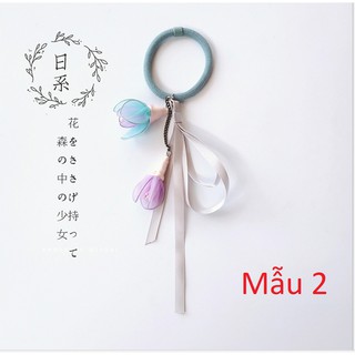 Dây buộc tóc hoa rơi