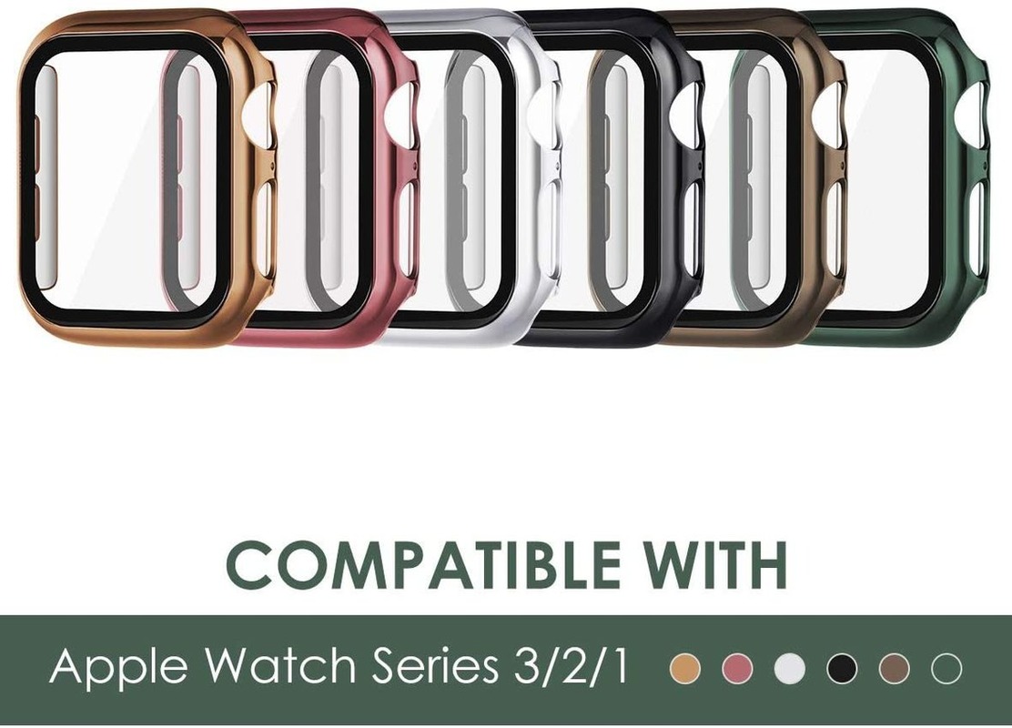 Kính Cường Lực Bảo Vệ Màn Hình Đồng Hồ Apple Iwatch 42mm 38mm 44mm 40mm Series Se 6 5 4 3 2