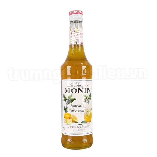 Monin Lemon Concentrate Syrup 700ml ( chanh vàng cô đặc )