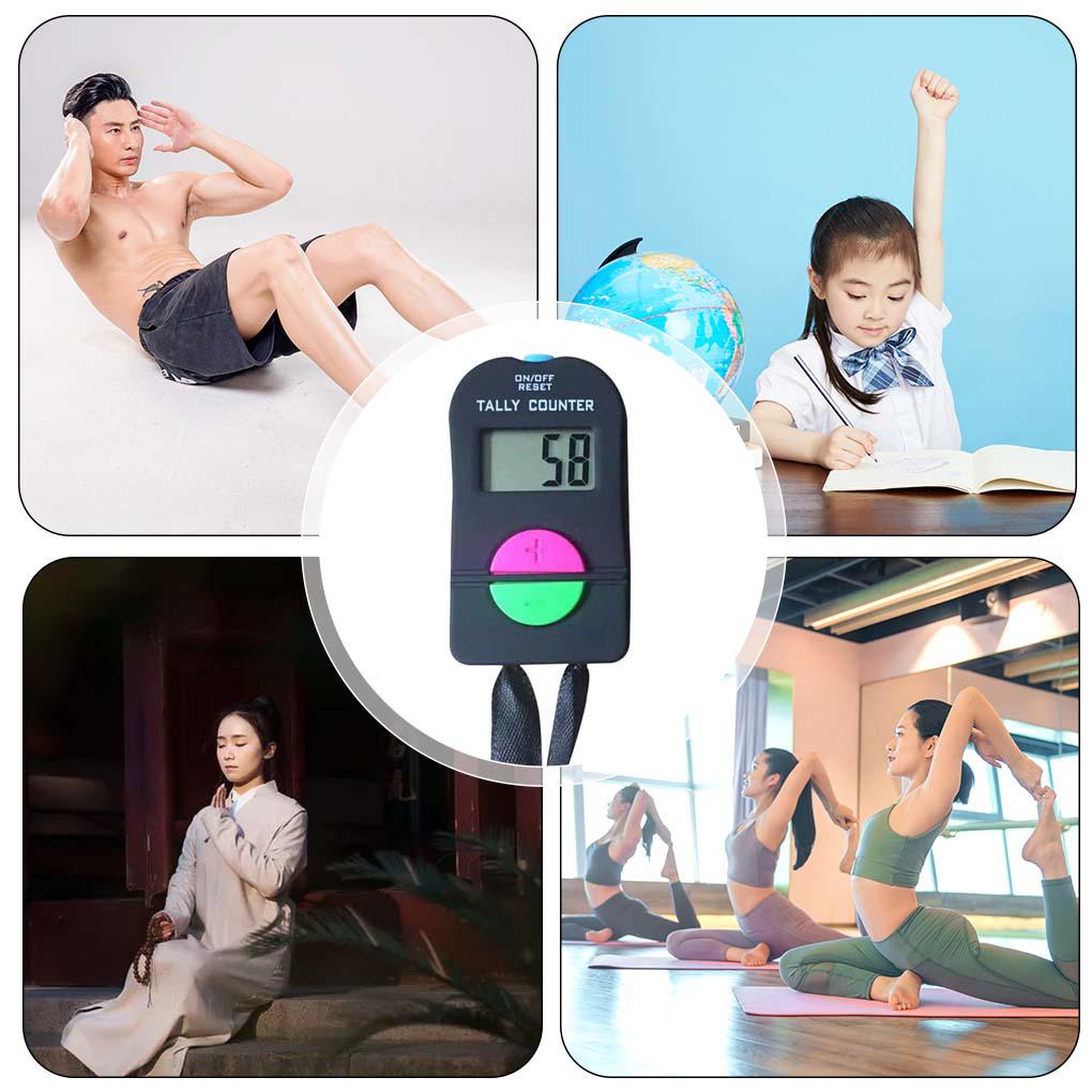 (runbu) Đồng Hồ Điện Tử Cầm Tay Tập Gym Chạy Bộ