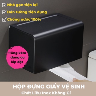 Hộp giấy vệ sinh hộp đựng giấy vệ sinh dán tường chống nước đa năng atila shop