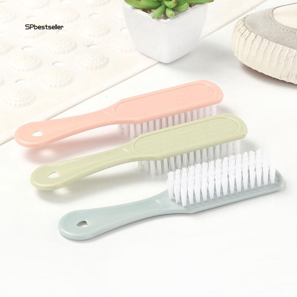 Bàn chải cán nhựa lông mềm vệ sinh giày dép đa năng tiện dụng