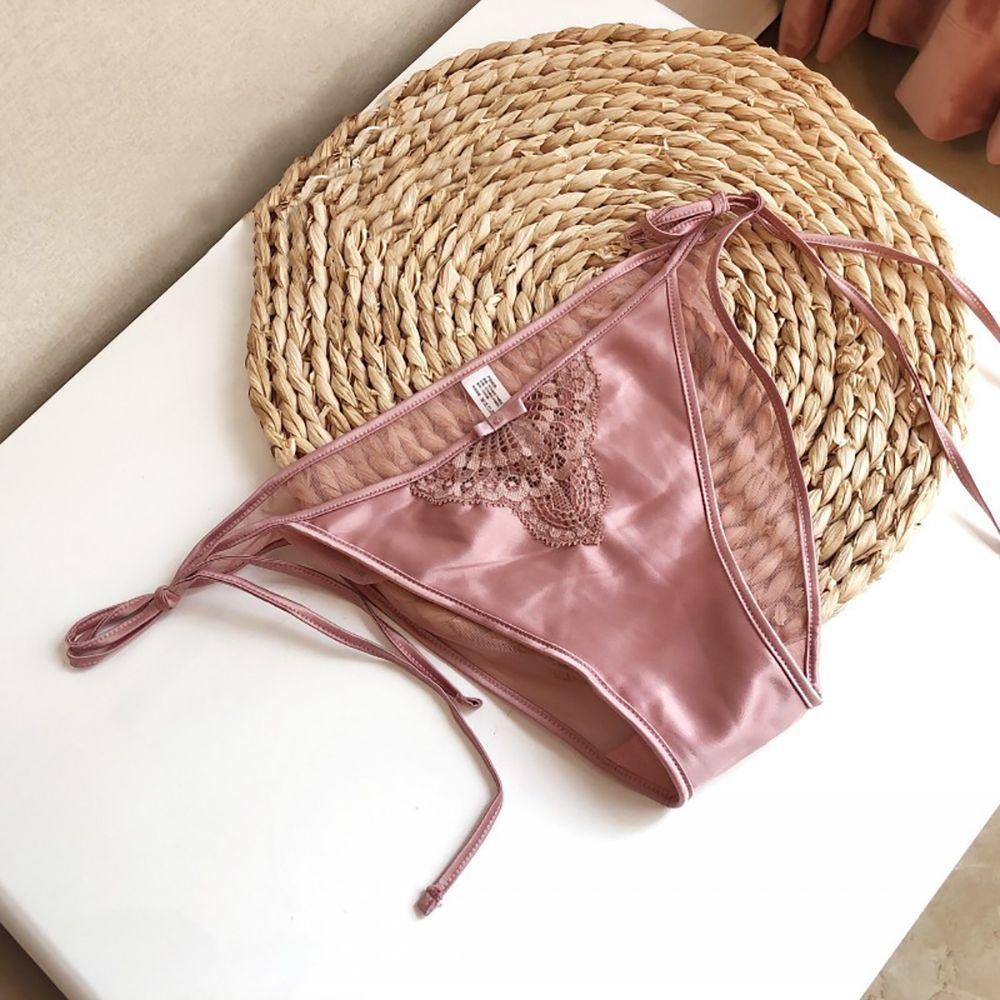 Quần Lót Ren Lưới Mềm Mại Lưng Thấp Nhiều Màu Tùy Chỉnh Quyến Rũ Cho Nữ