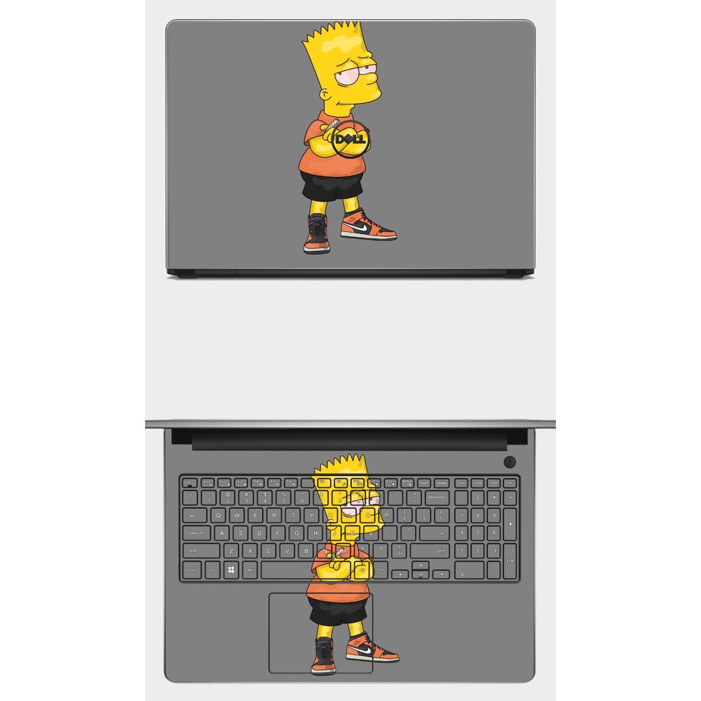 [THE SIMPSONS] Skin dán Laptop bảo vệ máy tính in hình Simpsons. Đủ các máy: Asus, Acer, Dell,HP,.. In hình theo yêu cầu