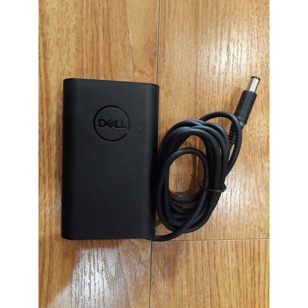Sạc dùng cho Laptop Dell 19.5v-3.34a Ovan chân kim to 7.4×5.0mm  - bóc máy