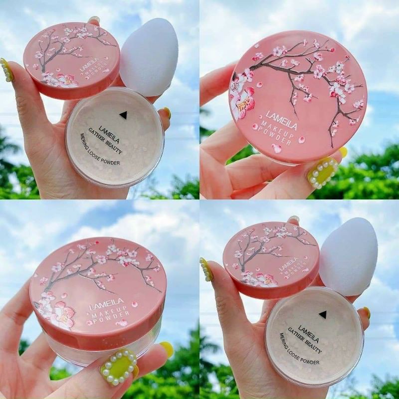 Phấn Phủ Bột Kiềm Dầu Lameila