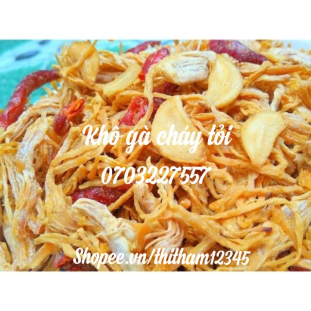 ( MIỄN SHIP Ở HCM) 1KG Khô gà cháy tỏi/ bơ tỏi/ ăn liền, nhà làm siêu ngon, siêu rẻ, chất lượng( dạo/ chất/ ăn vặt) | BigBuy360 - bigbuy360.vn