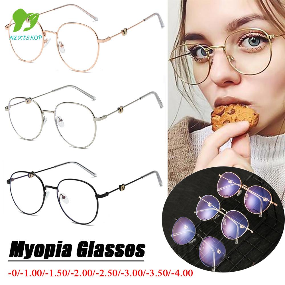 Mắt Kính Gọng Tròn Bằng Kim Loại Chống Tia Uv - 1.0 ~ - 4.0 | BigBuy360 - bigbuy360.vn