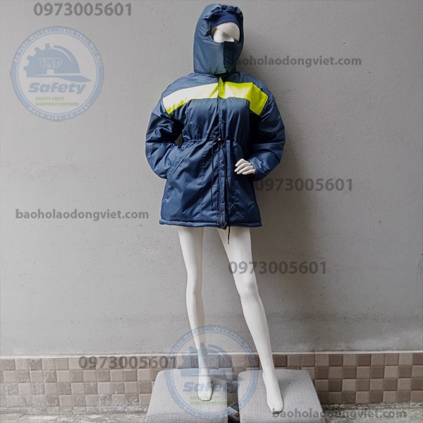 quần áo kho lạnh, quần áo cấp đông dùng trong kho lạnh từ 0 đến âm -40 độ chống thấm nước