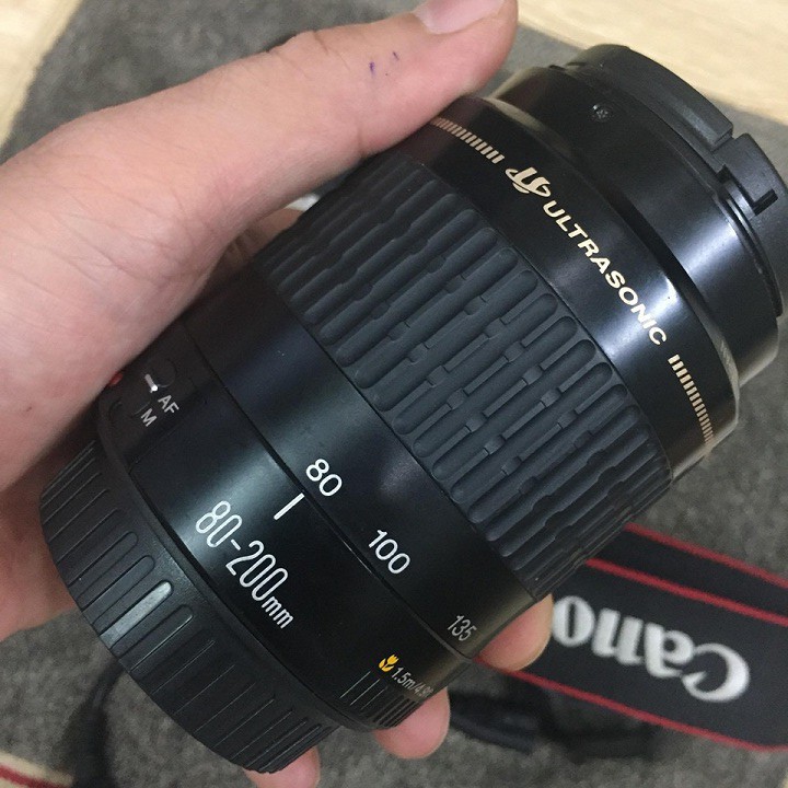Máy ảnh canon 50D kèm lens EF 80-200