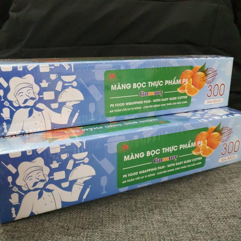 Màng bọc thực phẩm thức ăn FE chịu nhiệt cao, an toàn với lò vi sóng size 30cm