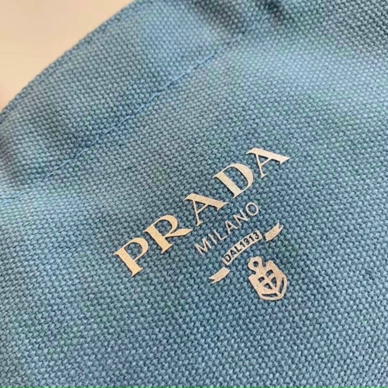Túi vải Gift Prada xanh