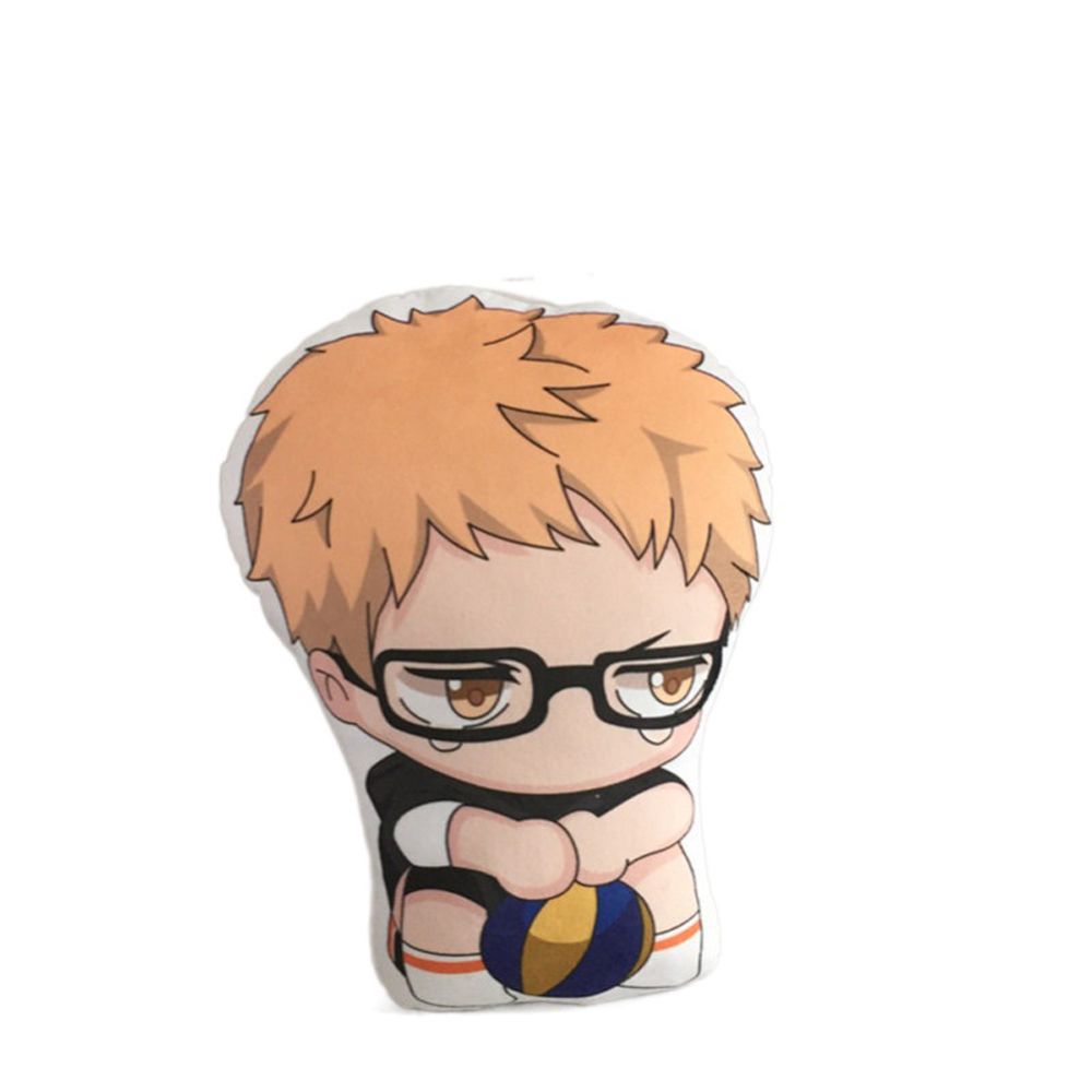 Gối nhồi bông làm móc khóa hoạt hình Haikyuu mini dễ thương