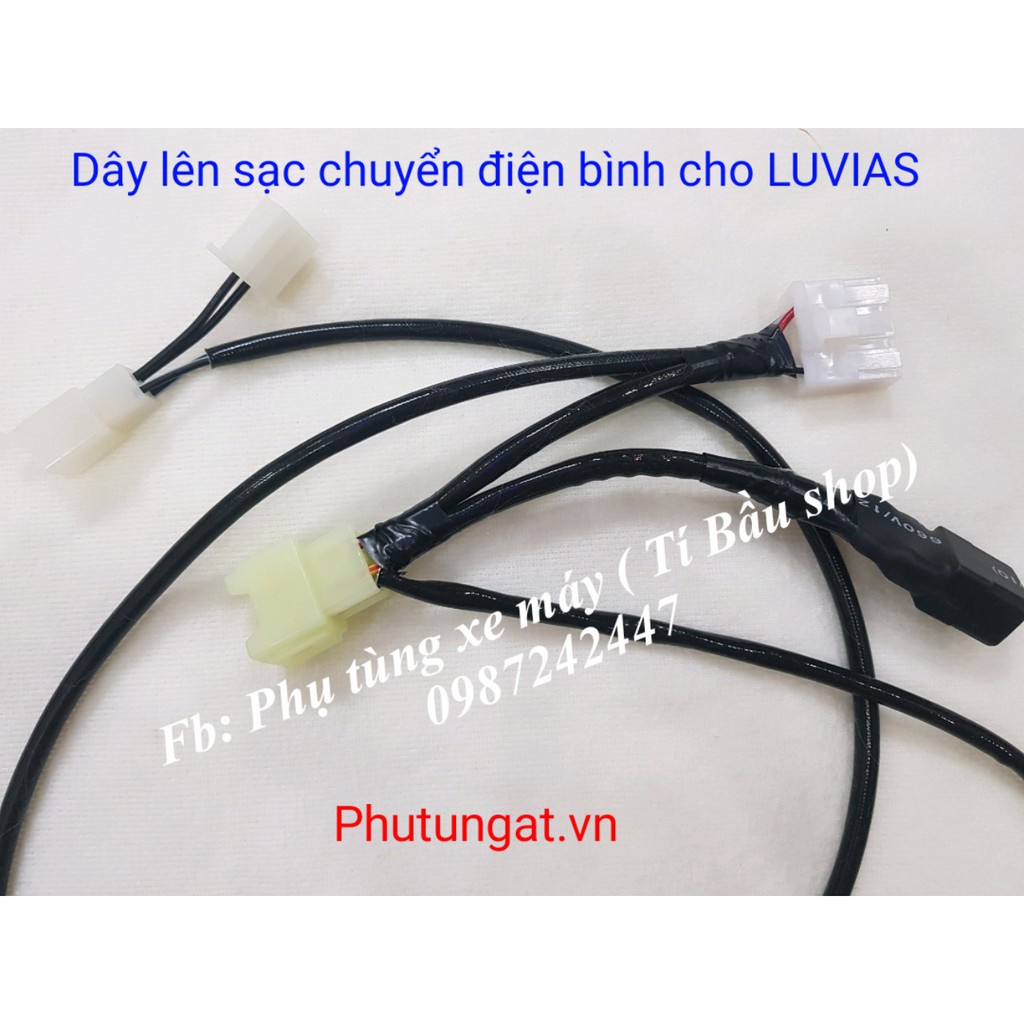Dây lên sạc chuyển điện bình cho cho Luvias Fi/ Luvias thường