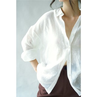 Áo sơ mi lụa xước 2ND DATE TOP036B