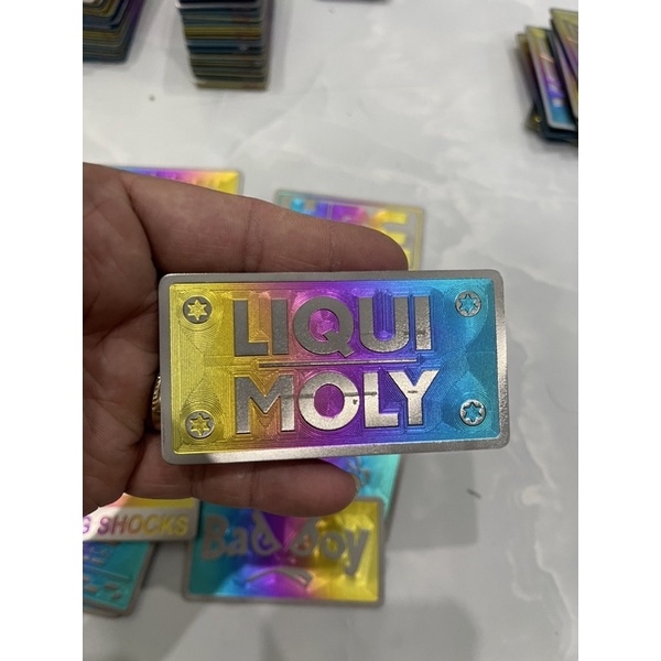 Tem titan chiều dài 7cm dán ốp nước mát vario