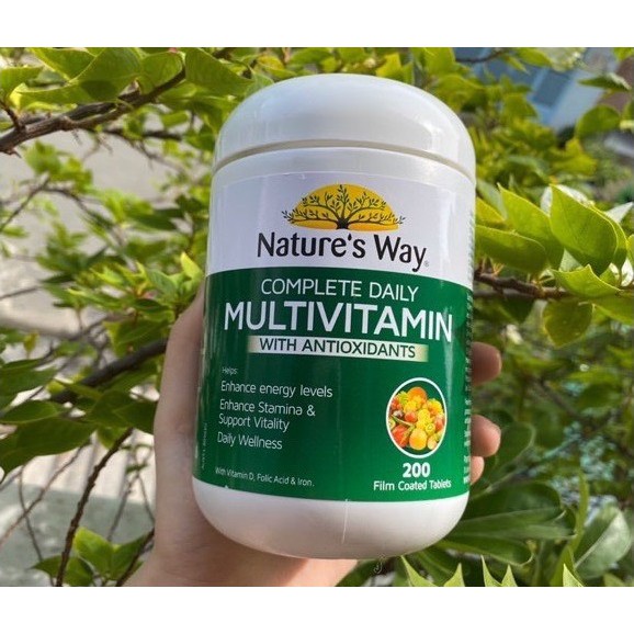 Vitamin Tổng Hợp Nature’s Way Complete Daily Multivitamin 200 Viên - Úc