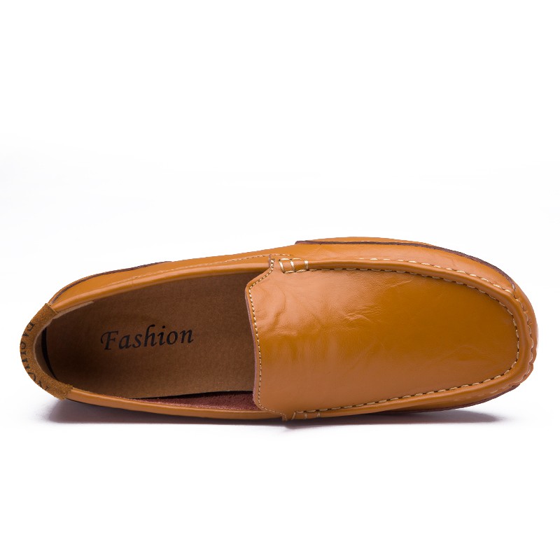 Giày lười da đế bằng size 38-46 chất lượng cao thời trang thường ngày dành cho nam