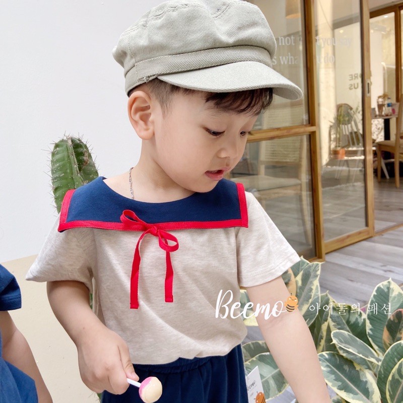 Set thủy thủ BEEMO cotton cho bé từ 10 đến 23kg