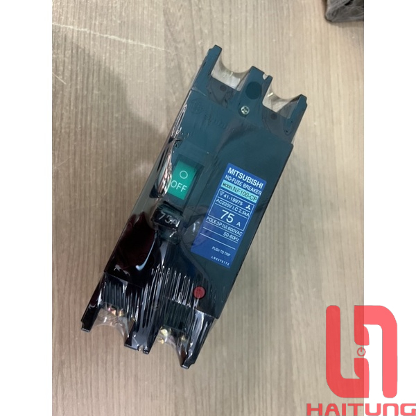 Atomat 2 Pha 75A Mitsubishi, CB 75A 2 Pha, Hàng Tháo Tủ, đã qua sử dụng.