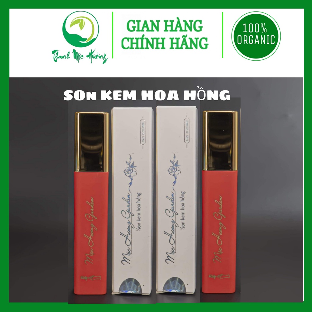Son kem Mộc Hương Garden Thanh Mộc Hương - Chiết xuất hoa hồng, không chì, lâu trôi
