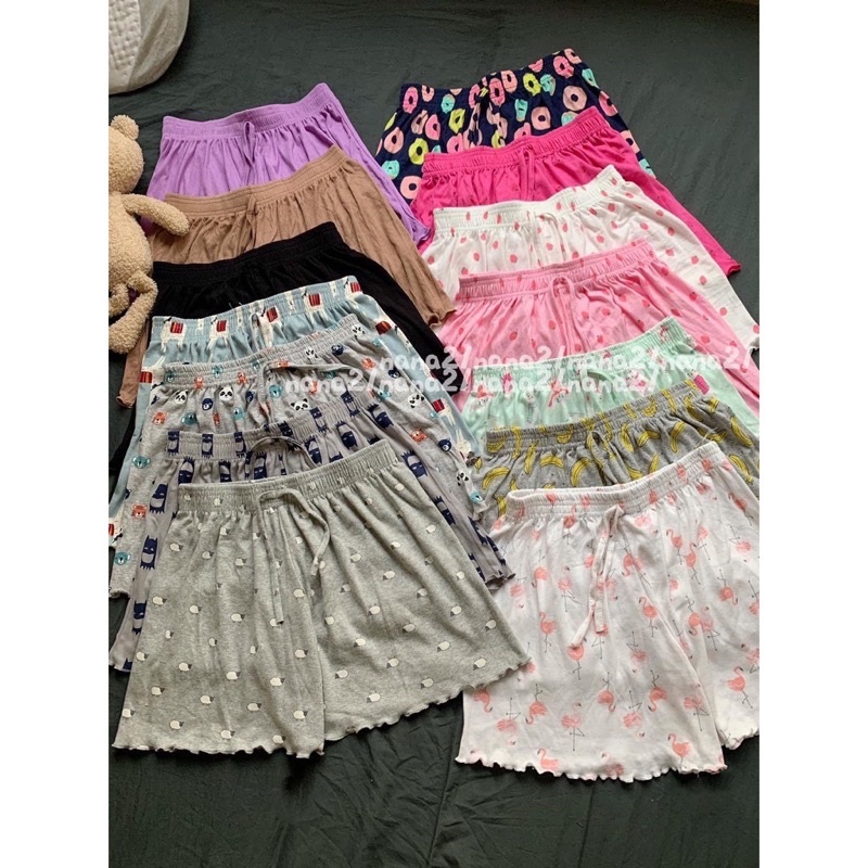 Quần đùi nữ mặc ở nhà chất quần cotton co giãn thoải máii