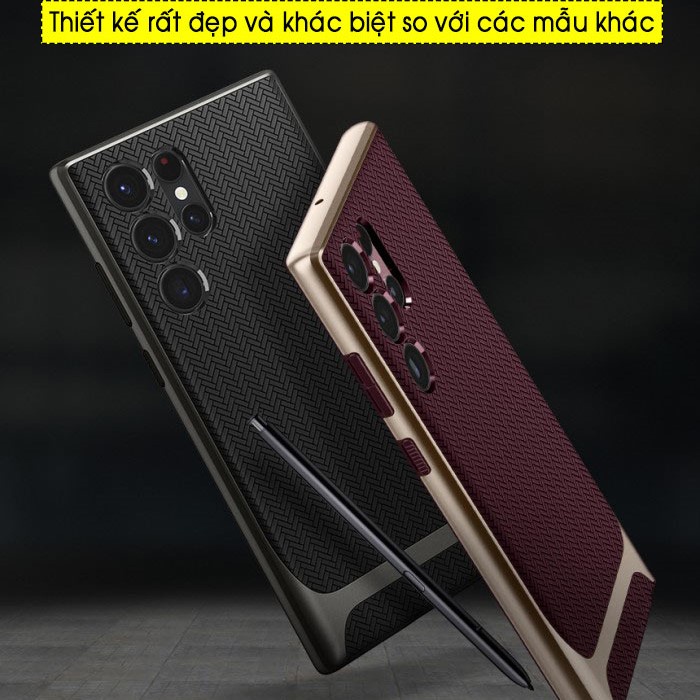 Ốp lưng Galaxy S22 Ultra Spigen Neo Hybrid - Hàng Chính Hãng