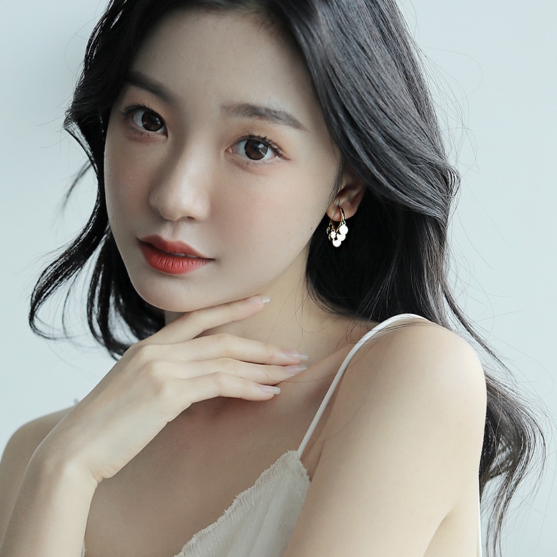 Khuyên Tai Đính Kim Sa Phong Cách Phương Tây Thời Trang Mới 2022 Dành Cho Nữ