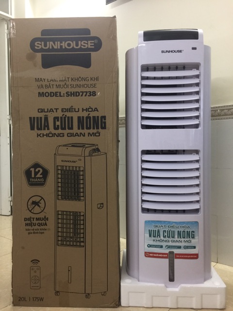 QUẠT ĐIỀU HOÀ VÀ BẮT MUỖI SUNHOUSE SHD7738