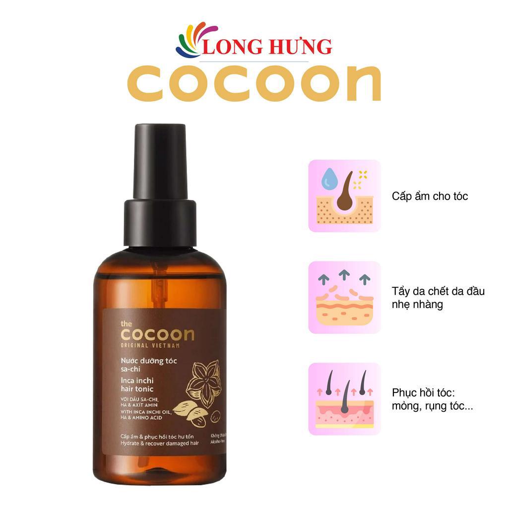 Nước dưỡng tóc Sa-chi Cocoon giúp cấp ẩm và phục hồi tóc hư tổn (140ml)