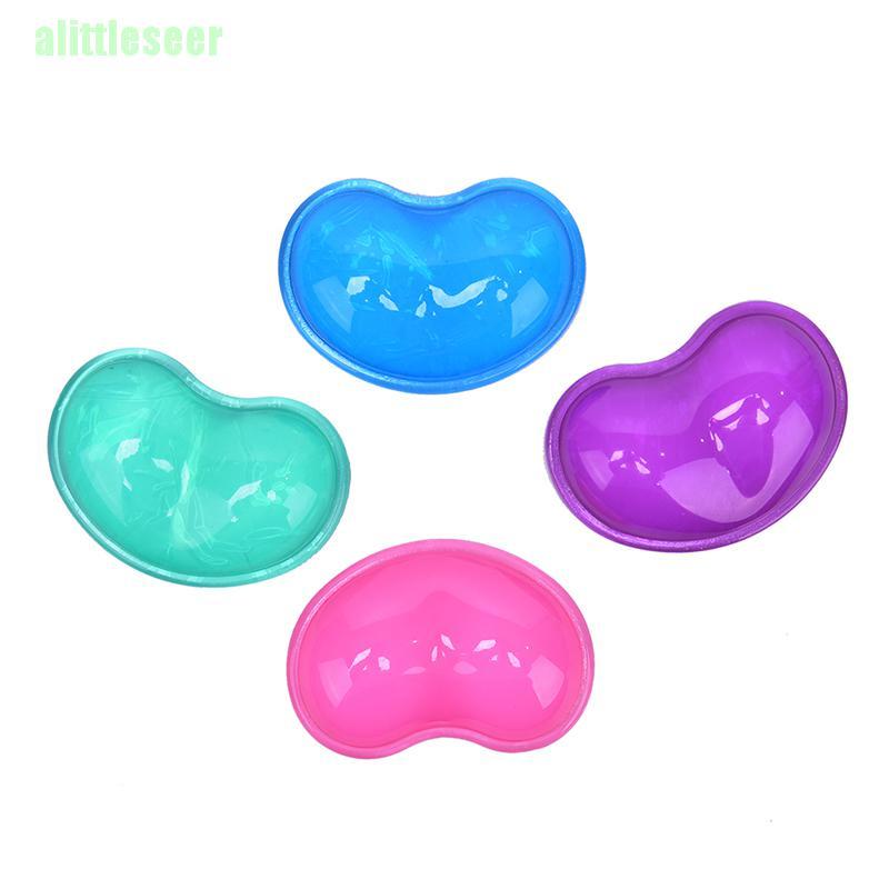 (Hàng Mới Về) 1 Đệm Cổ Tay Hình Trái Tim Bằng Silicone Thoải Mái Hỗ Trợ Cổ Tay