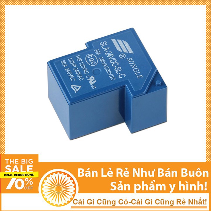 Công Tắc Điện Tử Relay Songle SLA 30A - 24V 4 Chân