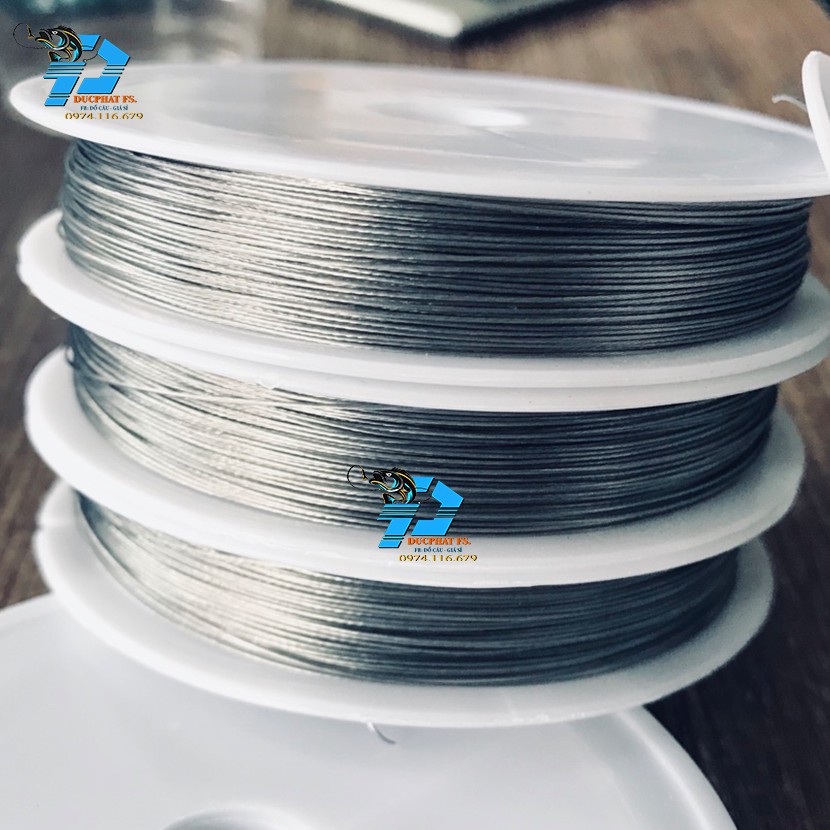 CÁP LỤA CÂU CÁ CHIM, LÀM THẺO. { Tặng bich 1 bịch ống kẹp 20pcs }