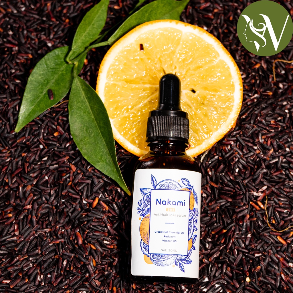 Serum gúp kích mọc tóc Nakami Redensyl 3% ngăn rụng tóc , serum dưỡng tóc, làm sạch gàu da đầu, thơm tóc thảo dược 30ml.