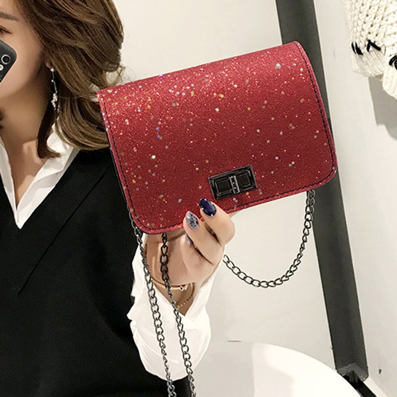 Túi đeo chéo lấp lánh thời trang cho nữ