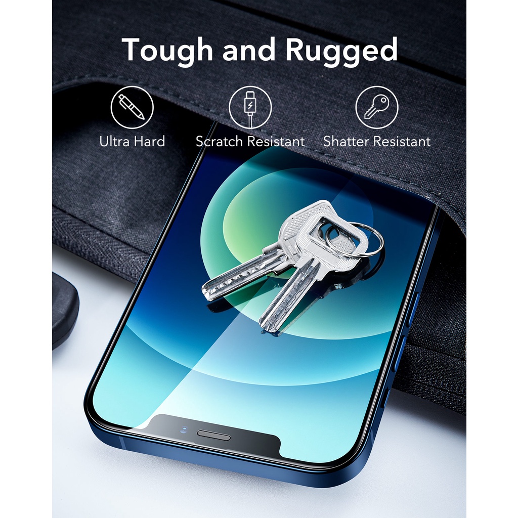 Kính Cường Lực Armorite Esr Siêu Cứng Cho Iphone 12 Mini 12 12 Pro Max